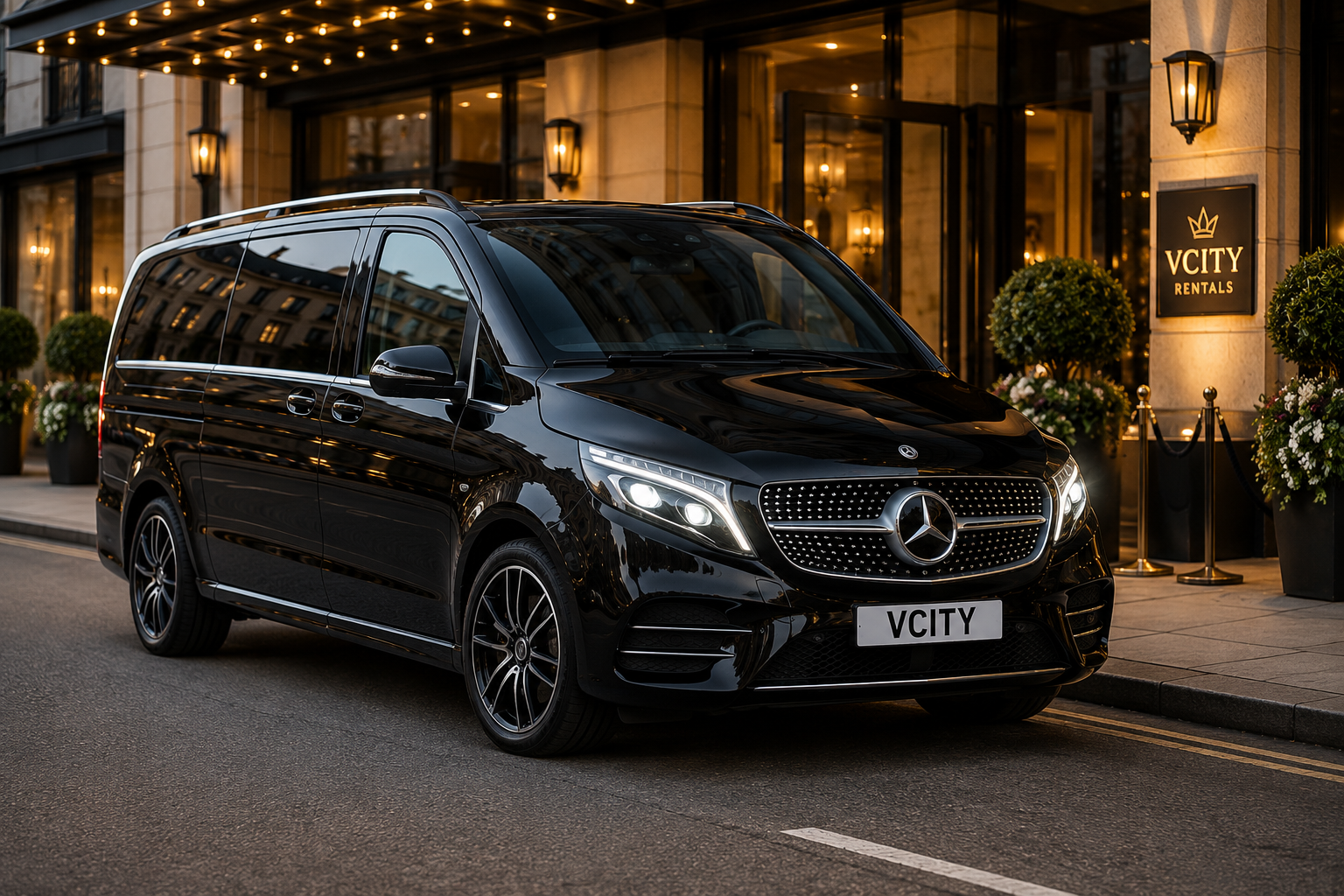 Mercedes V-Class for Rent London.